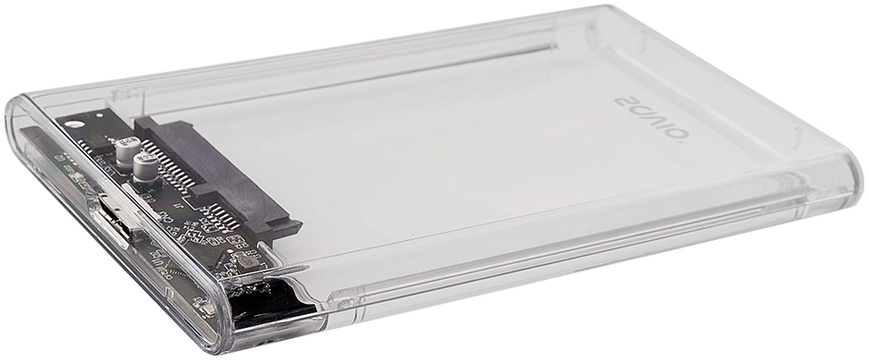 SAVIO külső HDD-SSD 2.5" ház, USB 3.0, átlátszó (AK-66)