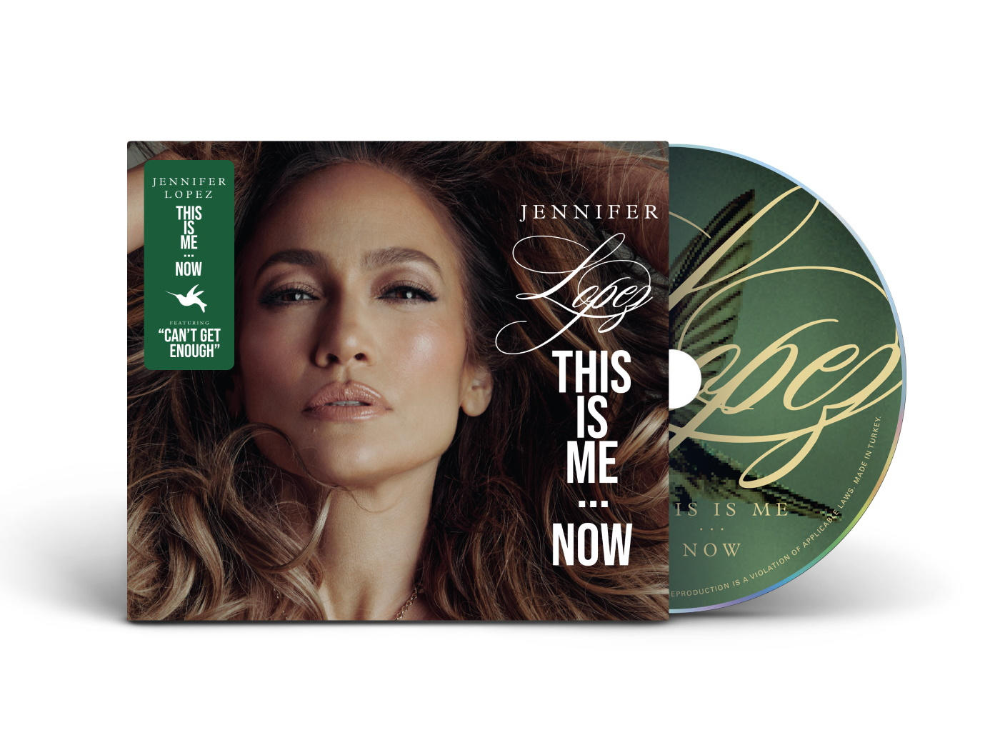 Jennifer Lopez Albumcover und CD: "This Is Me... Now".