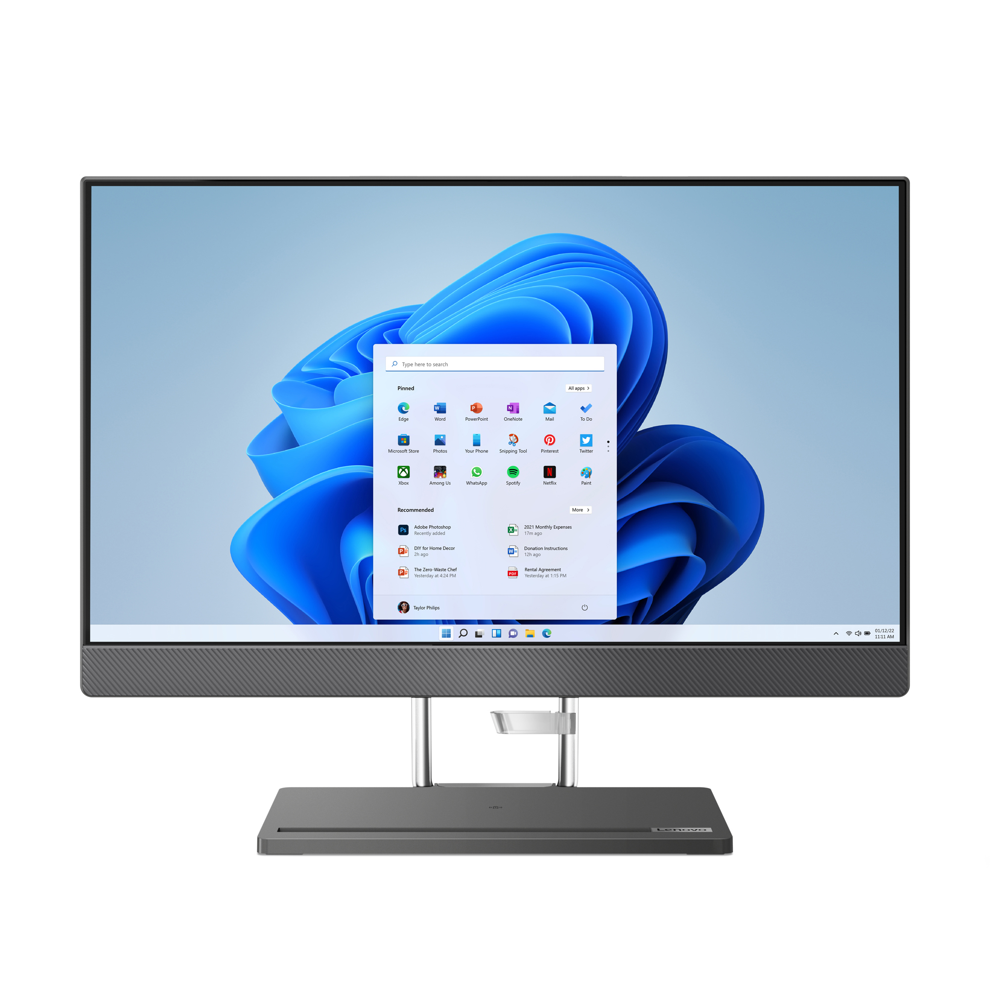LENOVO IdeaCentre AIO 5i, All-in-One PC, mit 23,8 Zoll Display 