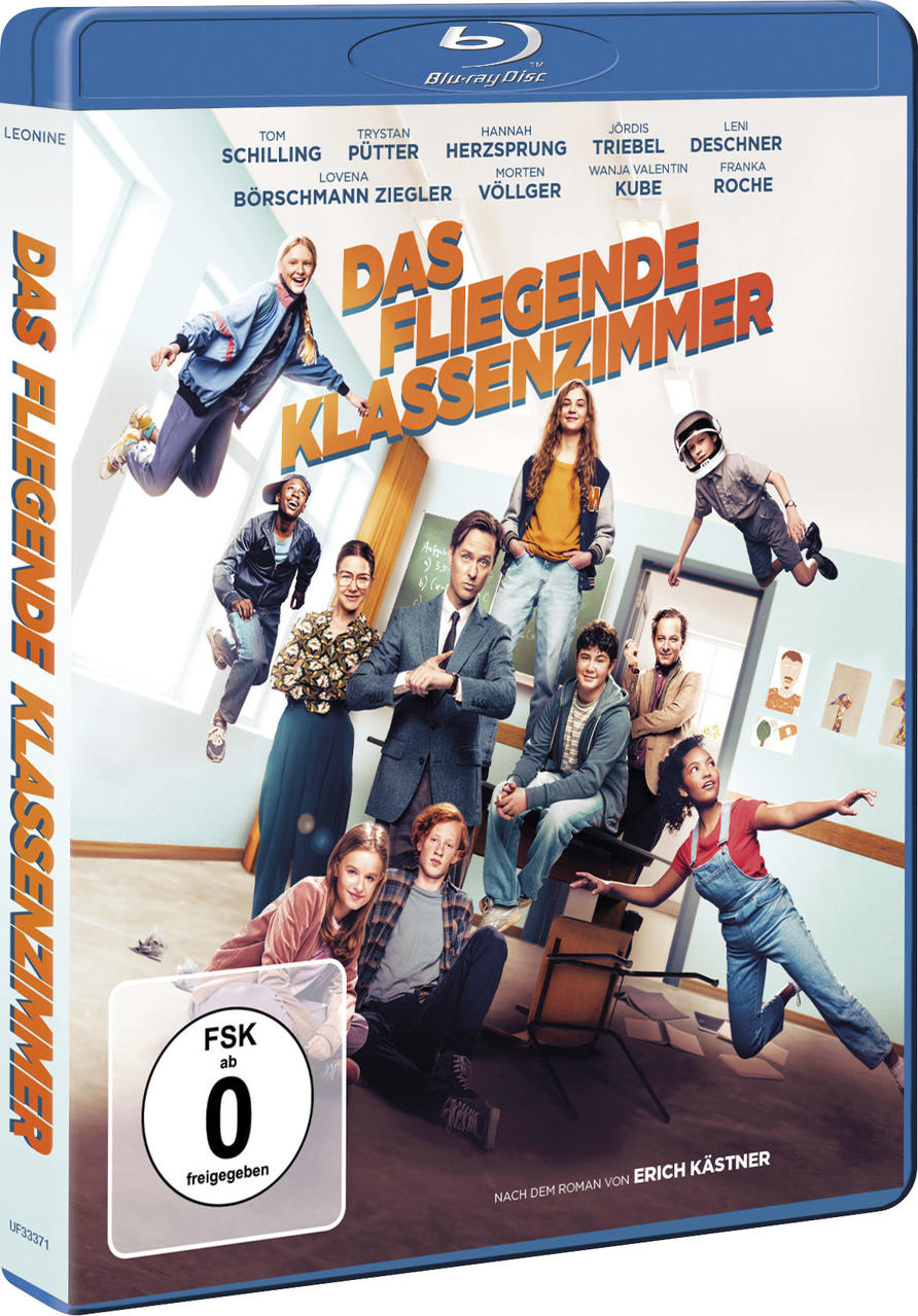 Blu-ray Disc Hülle für den Film "Das fliegende Klassenzimmer".