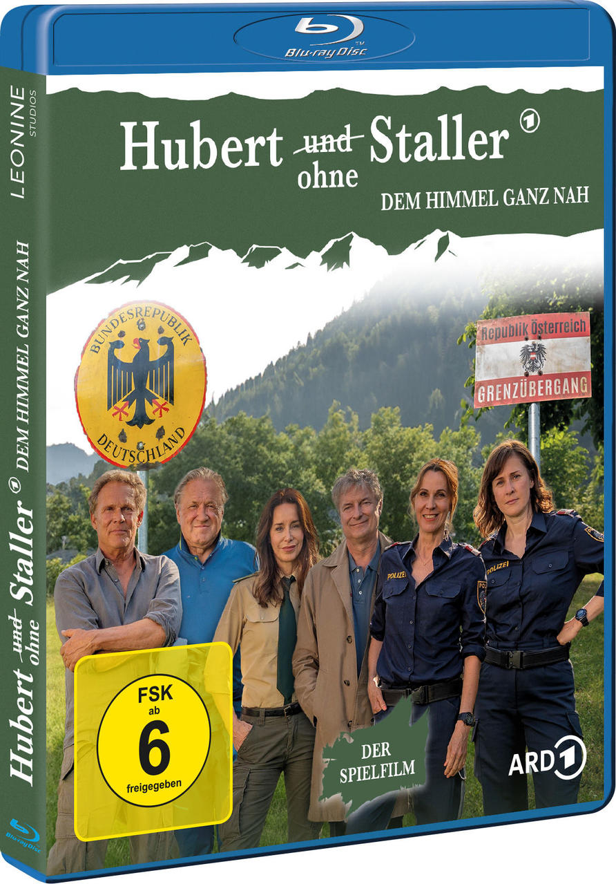 DVD-Cover eines Films mit Schauspielern vor einer Bergkulisse. Text enthält Titel und Bewertung.