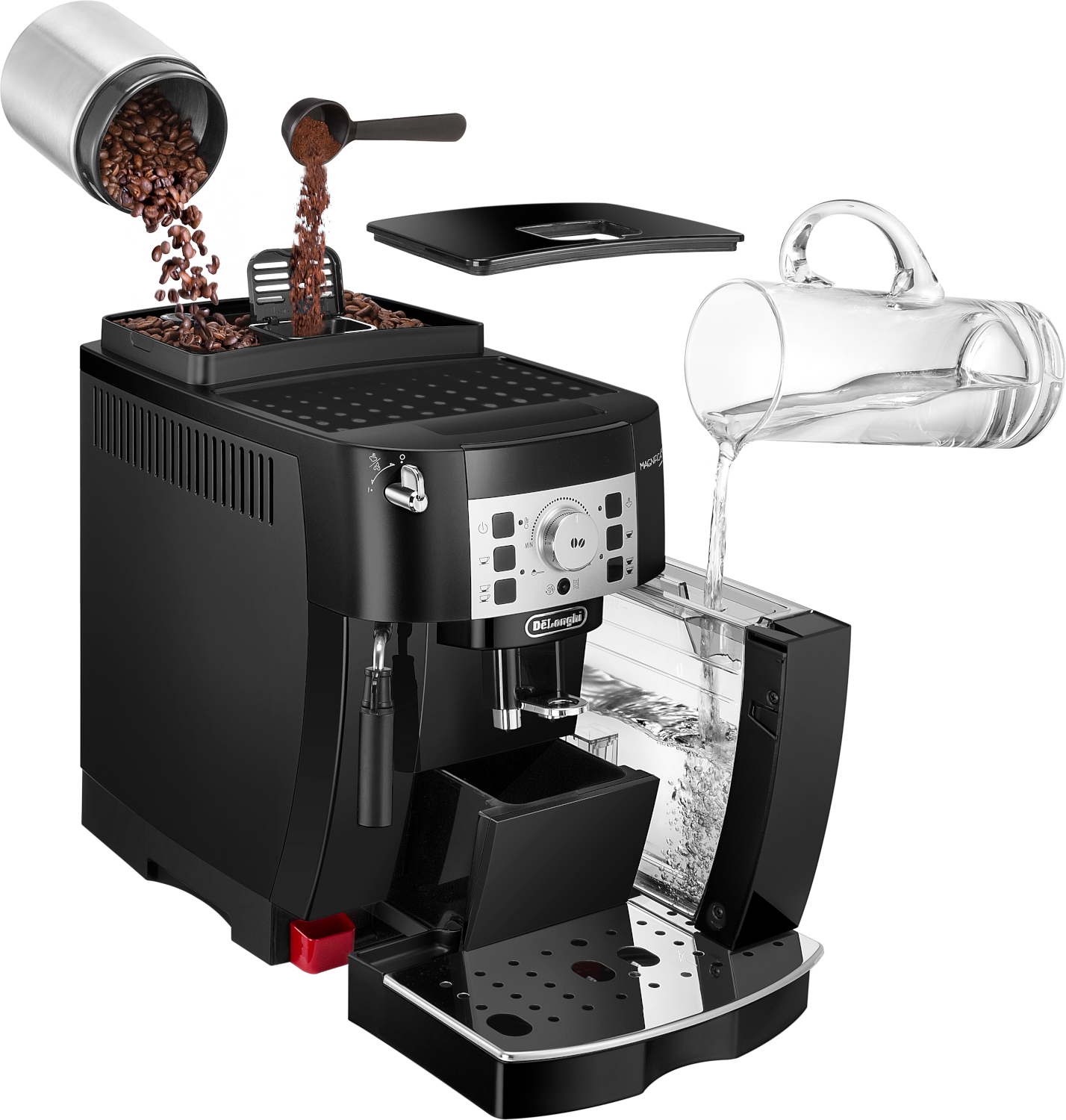 DE-LONGHI Magnifica S ECAM22.112.B automata kávégép, fekete