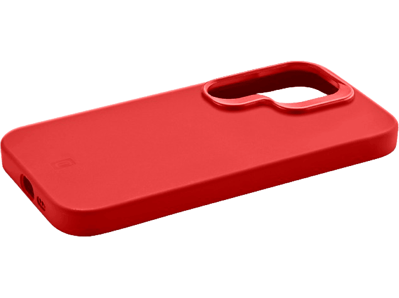 Funda móvil - Cellular Line SENSPLUSGALS24UR, Para Samsung Galaxy S24 Ultra, Silicona, Trasera, Rojo