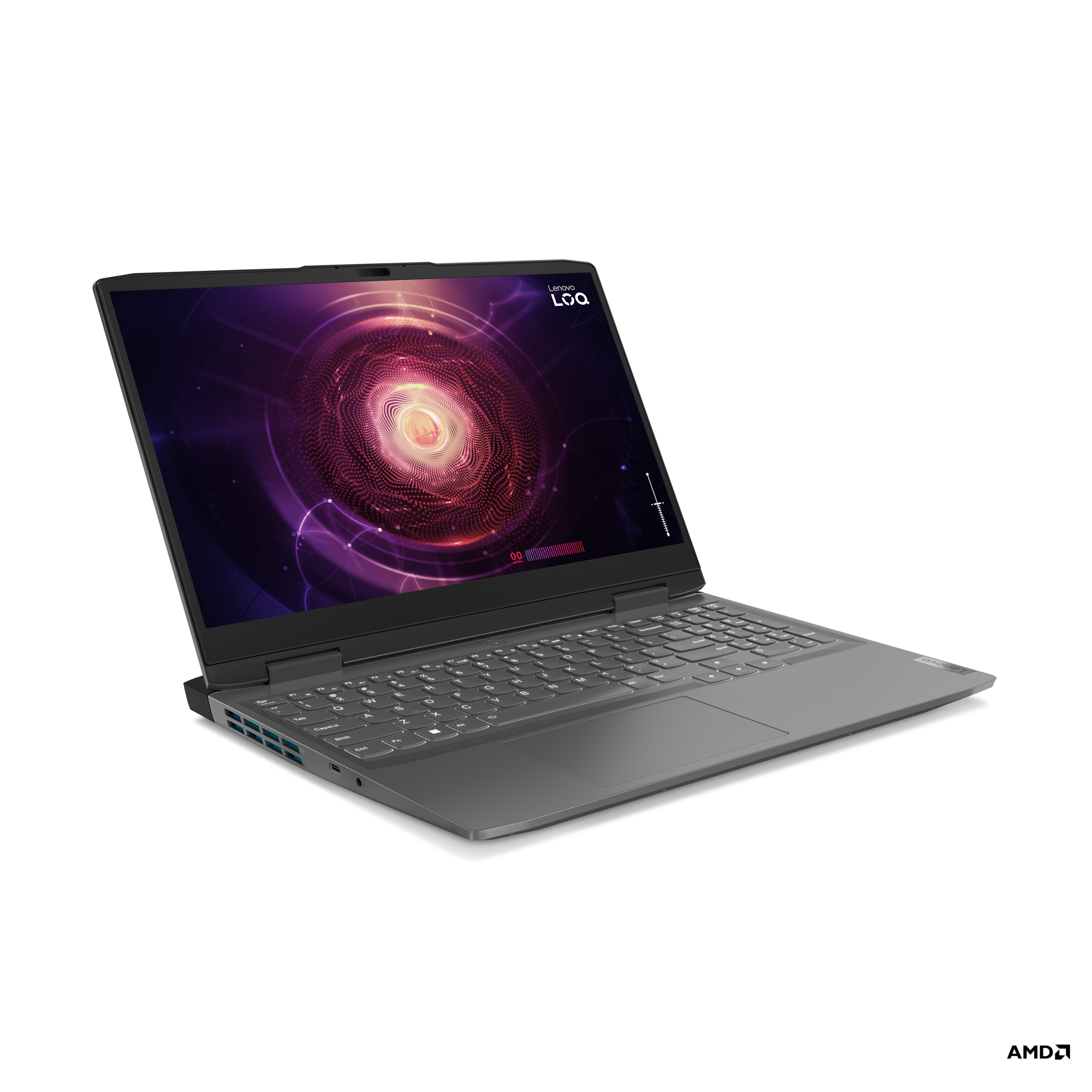 Açık ekranlı dizüstü bilgisayar, dijital grafik gösteriyor, siyah zeminde.