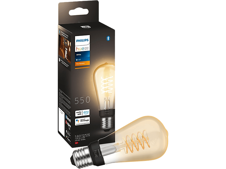 Philips Hue Slimme Led Lamp St64 Edison E27 Warmwit Licht (34298900)