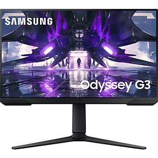 Monitor gaming - Samsung Odyssey G3 LS27AG320NUXEN, 27", Full-HD, 1 ms, FreeSync Premium, Negro