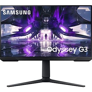 Monitor gaming - Samsung Odyssey G3 LS24AG320NUXEN , 24", Full-HD, 1 ms, FreeSync Premium, Negro
