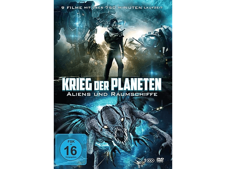 Krieg der Planeten - DVD und Aliens Raumschiffe