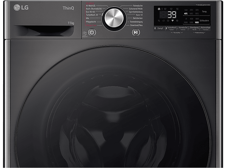 LG F6WR701YB Serie 7 Waschmaschine (11 kg, 1560 U/Min., A, Nein (0))