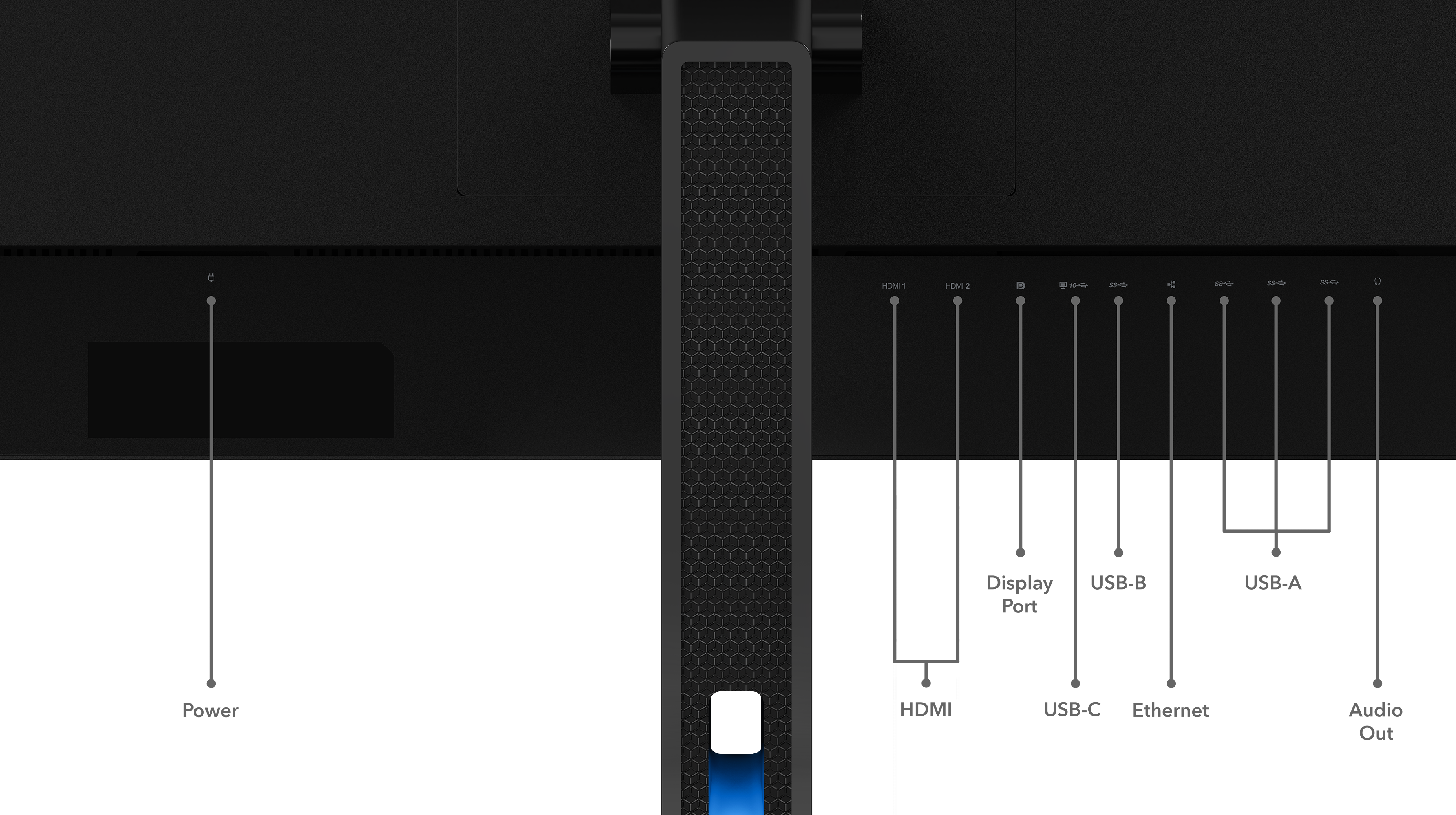 Vue latérale d'un téléphone noir.