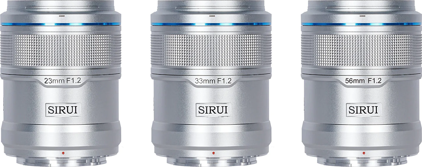 SIRUI Sniper 23mm/33mm/56mm f/1.2 Kit (Sony E-Mount) - Festbrennweite(Sony E-Mount, APS-C)