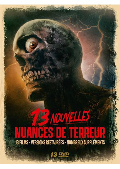 Affiche de film, un crâne avec un œil. Texte : 13 Nouvelles Nuances de Terreur.