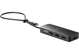 HP 235N8AA Travel USB- C Hub Siyah Outlet 1221976
