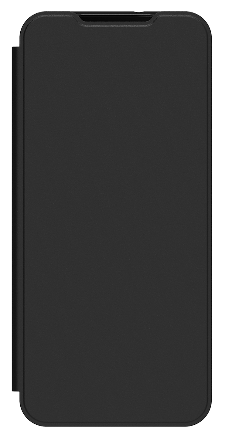SAMSUNG Galaxy A05s kártyatartós flip tok, fekete (GP-FWA057AMABW)