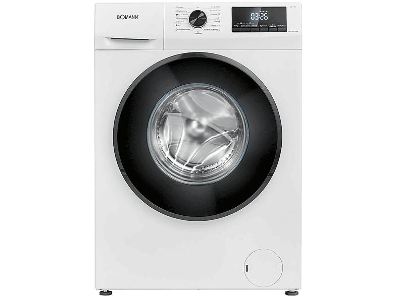 BOMANN WA 7185 W Waschmaschine (8 kg, 1400 U/Min., A)