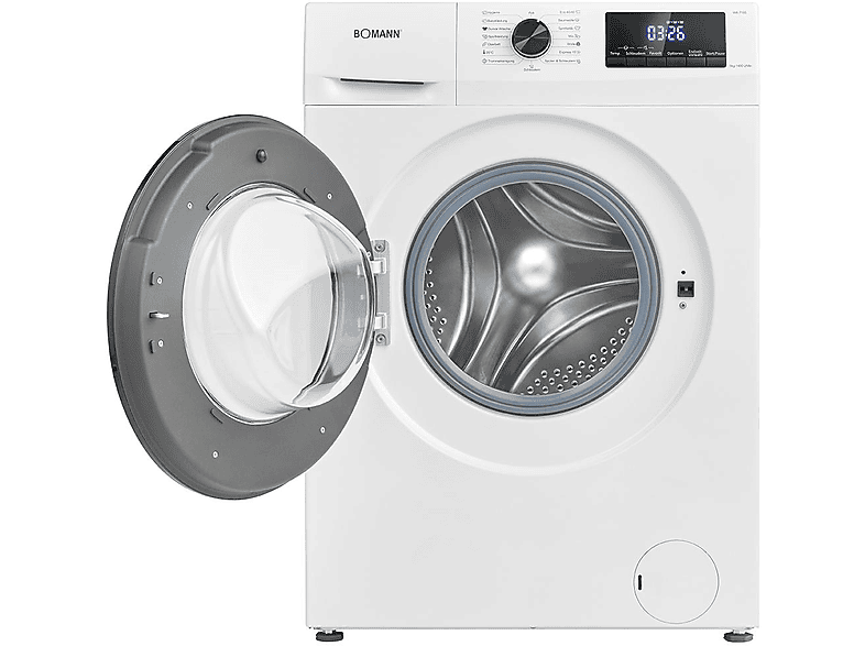 BOMANN WA 7185 W Waschmaschine (8 kg, 1400 U/Min., A)