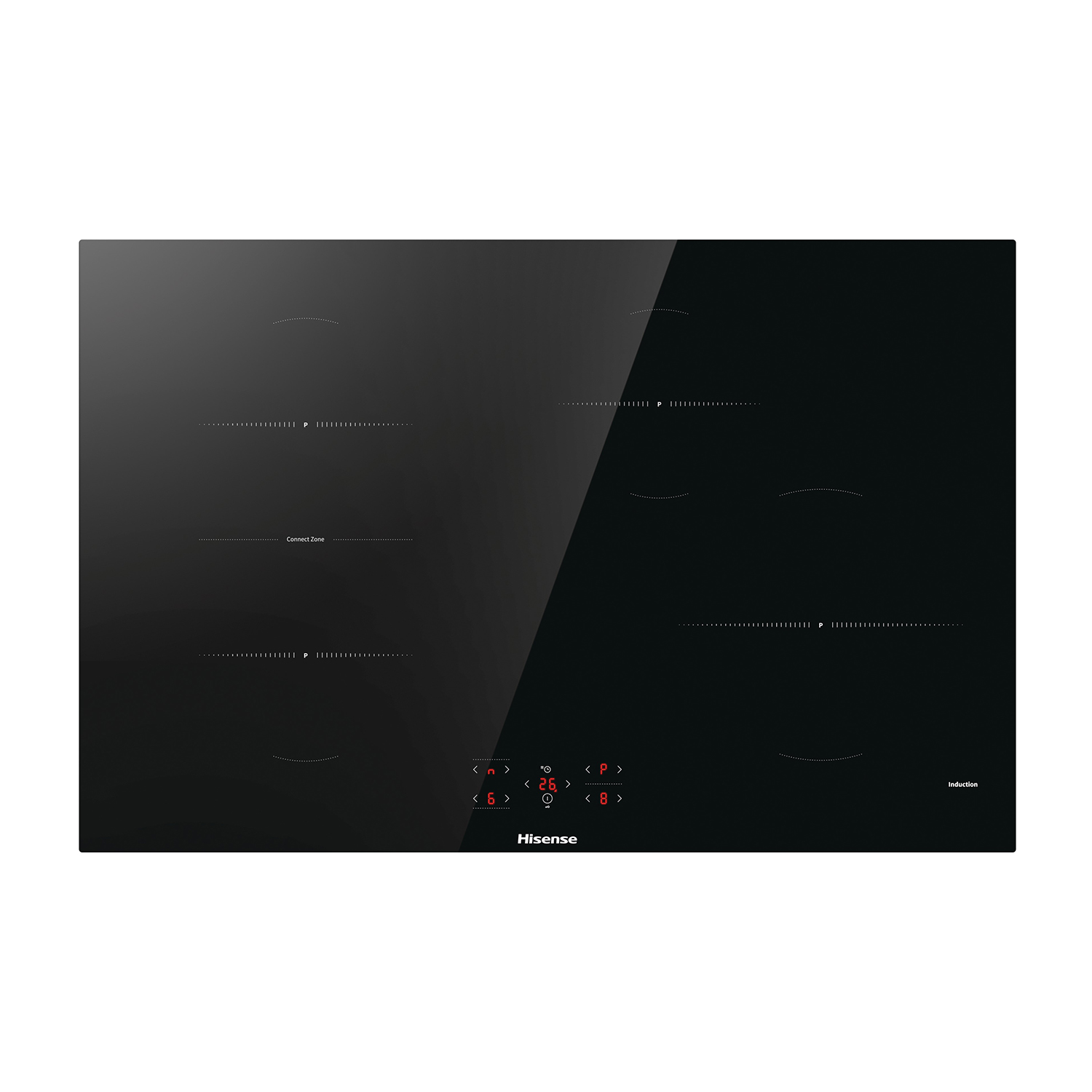 Piano Cottura A Induzione Hisense Hi8421Bsc, 4 zone cottura, 79,5 cm x 52