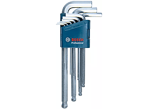 BOSCH PROFESSIONAL Hex imbuszkulcs készlet 9db (1600A01TH5), ezüst