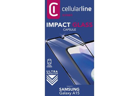 Protector pantalla  CellularLine TEMPGCUGALS23UK, Para Samsung Galaxy S23  Ultra, Vidrio templado, Transparente