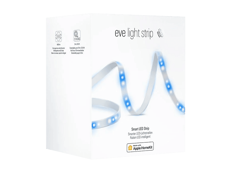 EVE Light Strip 2 m - Smarter LED-Lichtstreifen Erweiterung (RGBW)