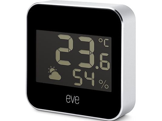 EVE Weather - Station météo intelligente (Noir/Argent)