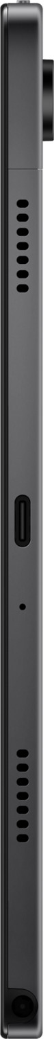 Un appareil rectangulaire noir et long avec quelques boutons et trous sur le côté.