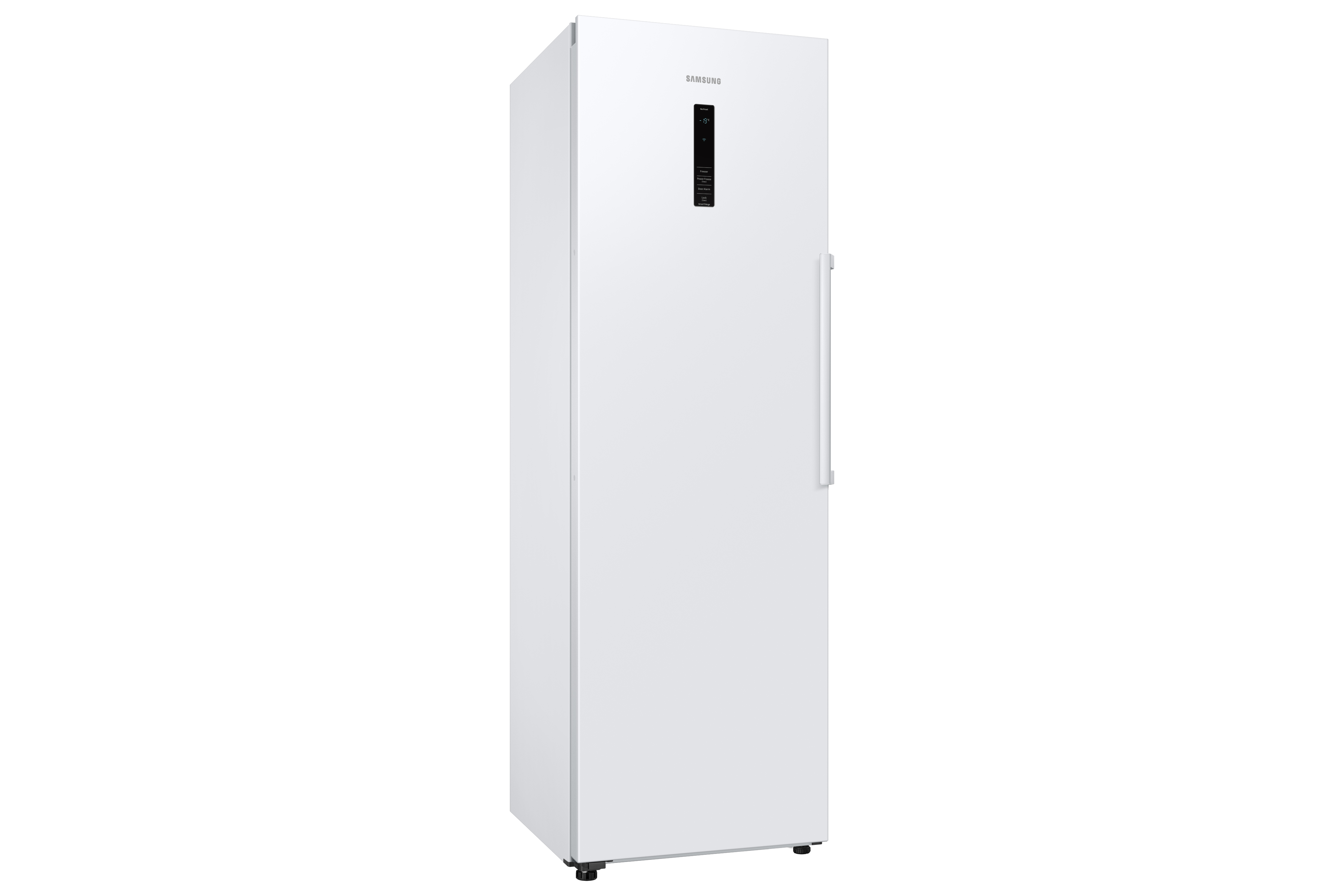 Congelador vertical - Samsung SMART RZ32C7CBEWW/EF, All Around Cooling, 323 l, 186 cm, Metal Cooling, Blanco
