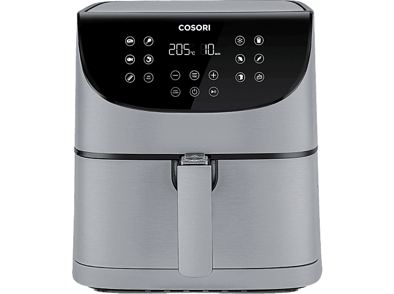 Freidora de aire  Cosori Turbo Blaze Chef Edition, 1725 W, 6 l, Hasta 230  °C, Pantalla táctil, 5 velocidades, Negro