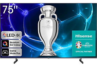 HISENSE 75A7KQ 4K UHD Smart QLED televízió, sötétszürke, 189 cm