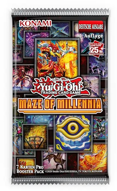 KONAMI DIGITAL Sammelkarten Maze Millenia (24) ENTERTAINM. Display of YGO