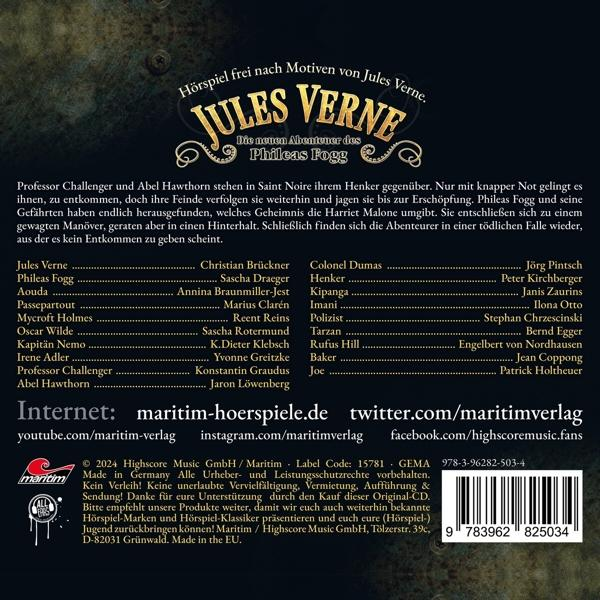 Jules Verne-die Neuen Abenteuer Folge Land (CD) - Gefahren Fogg Phileas Des Der Im - - 40 Tausend