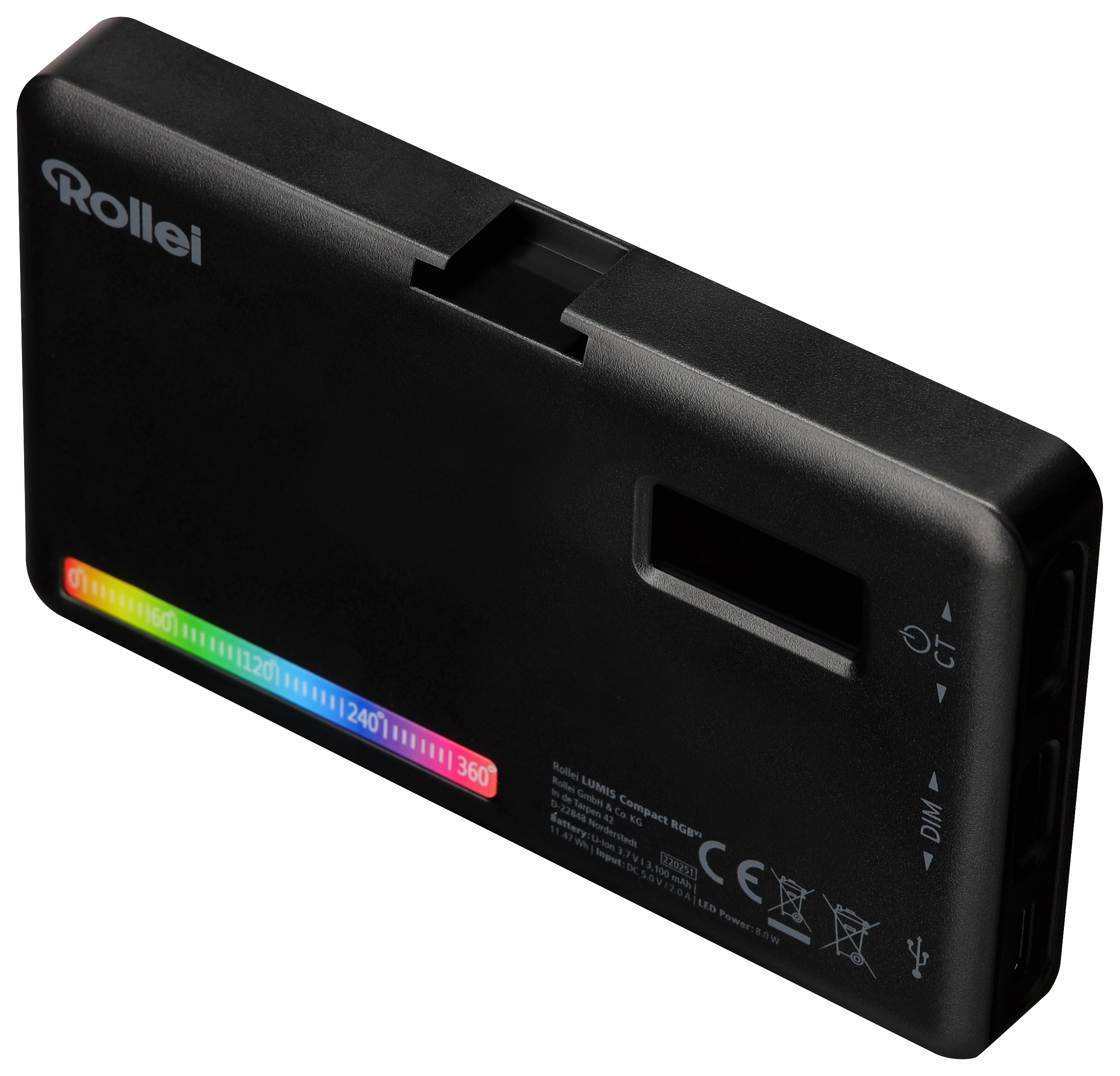 ROLLEI LUMIS Compact RGB LED-Licht