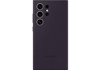 SAMSUNG Galaxy S24 Ultra Silikon Telefon Kılıfı Koyu Eflatun