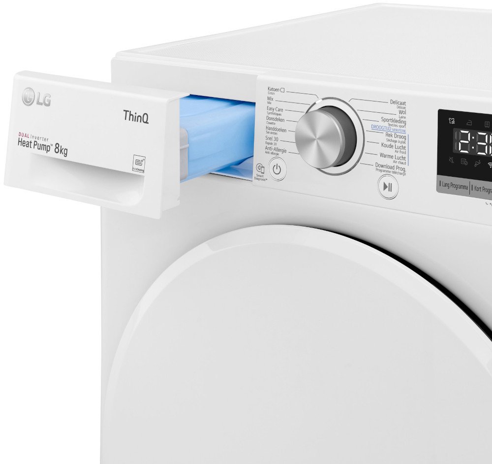 LG Warmtepomp droogkast A++ (RH80V5AV0N)