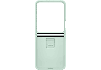 SAMSUNG Galaxy Z Flip 5 Yüzüklü Silikon Telefon Kılıfı Okyanus Yeşili Outlet 1230489
