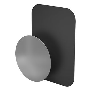 HAMA Aimant - Plaques métalliques de rechange (Noir/Argent)