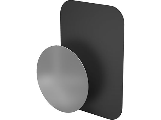HAMA Magnet - Ersatz-Metallplatten (Schwarz/Silber)