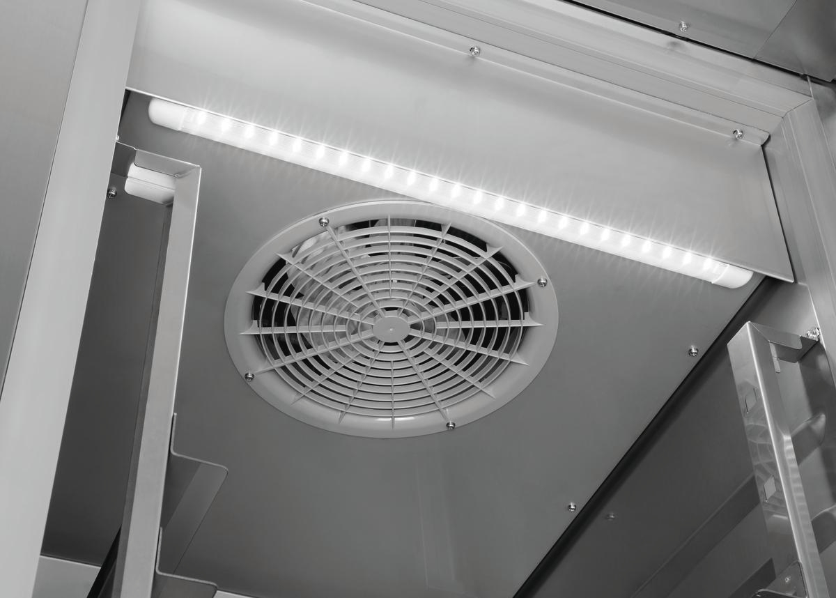 BARTSCHER 700835 235L Gewerblicher Bäckerei-Tiefkühlschrank (700 l, D, 2085 mm hoch}, Silber)