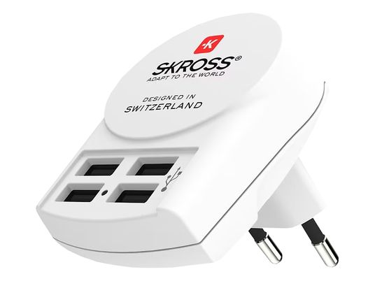 SKROSS 1.302422 - Caricatore USB da parete (Bianco)