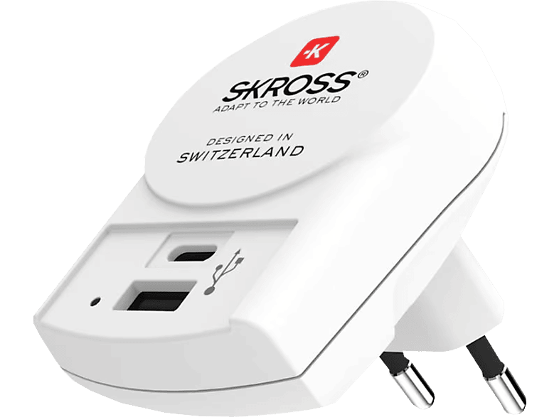 SKROSS 1.302423 - USB-Wandladegerät (Weiss)