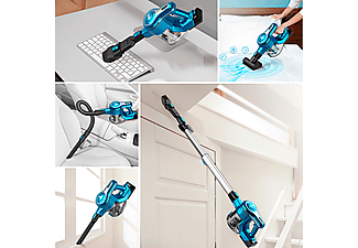 INSE S63 Cordless Vacuum Cleaner Şarjlı Dikey Süpürge Mavi_4