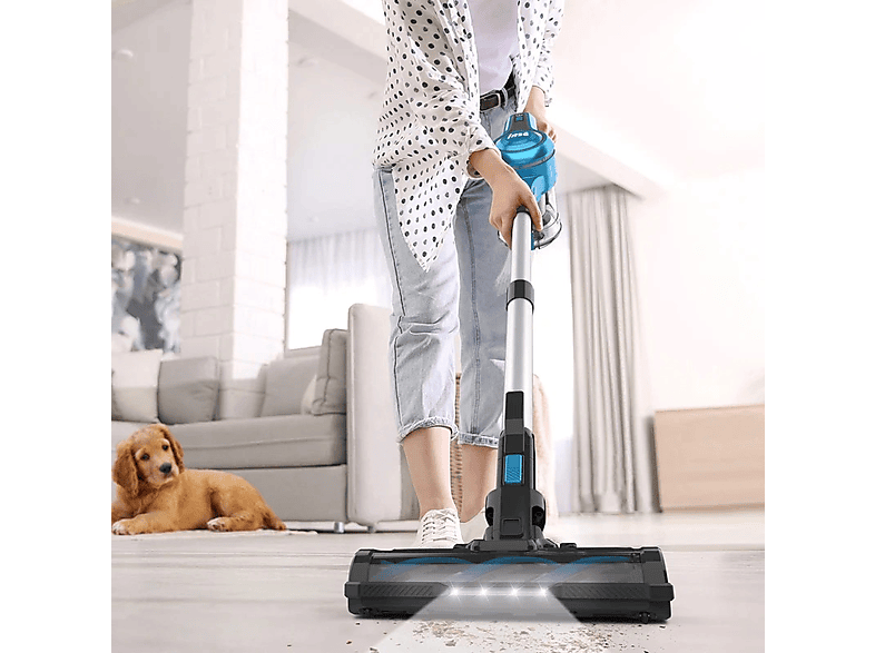 INSE S63 Cordless Vacuum Cleaner Şarjlı Dikey Süpürge Mavi_8