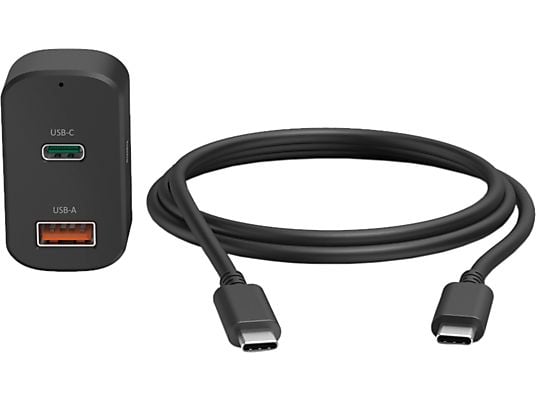 HAMA 00200018 - Bloc d'alimentation universel USB-C de voiture pour ordinateur portable (Noir)