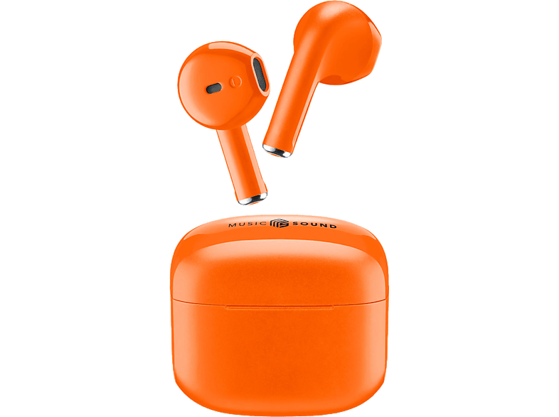MUSIC SOUND SWAG - True Wireless Kopfhörer (In-ear, Orange)