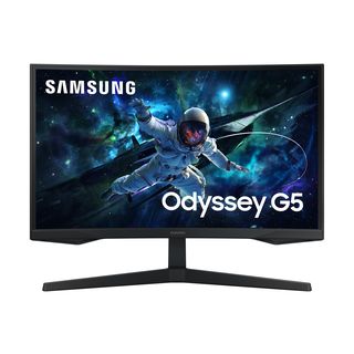 Monitor gaming - Samsung Odyssey G5 LS27CG552EUXEN, 27", WQHD, 1 ms, 165 Hz, FreeSync, Negro