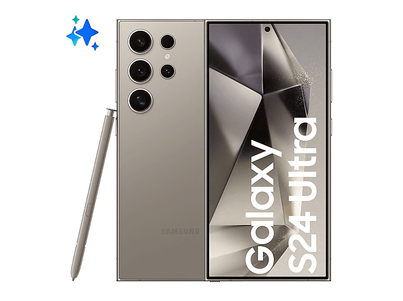 SAMSUNG Galaxy S24 Ultra, 256 GB, Titanium Gray