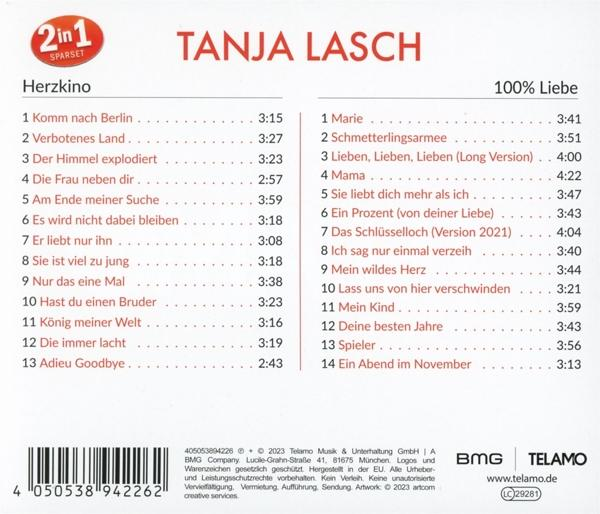 CD-Hülle mit Songliste, Künstlername und Albumtitel auf Deutsch.