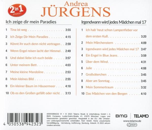 CD-Cover mit Titel und Musikliste.
