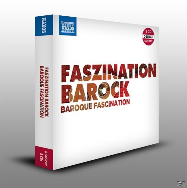 CD-Box-Set. Das Cover zeigt den Titel 'Faszination Barock' und Logo.