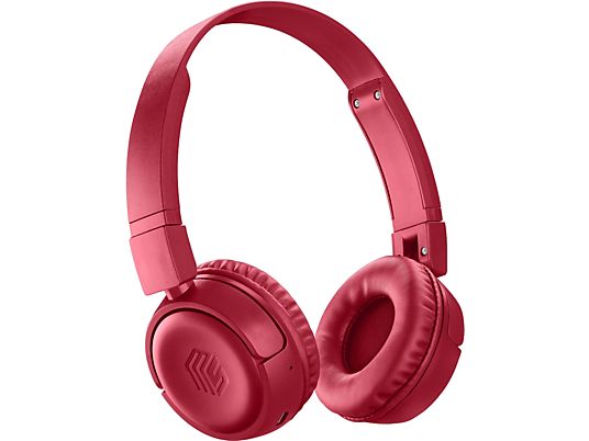 MUSIC SOUND Vibed - Casques Bluetooth (On-ear, Rouge)